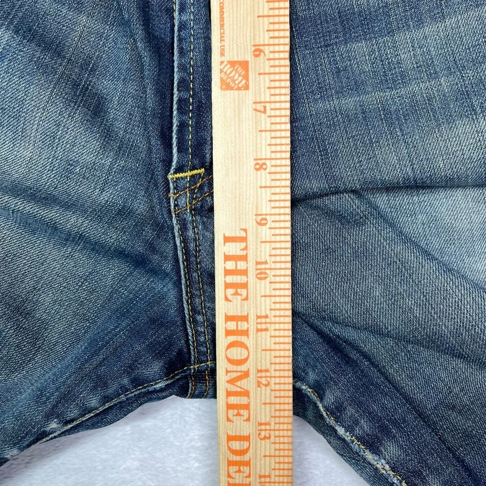 Vintage Lucky Brand Bootleg Jeans Men's Blue Wash Denim USA Made - 32X30.5‎